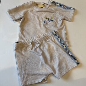 Snoopy 12M Two Piece Outfit Peanuts Shorts‎ T Shirt